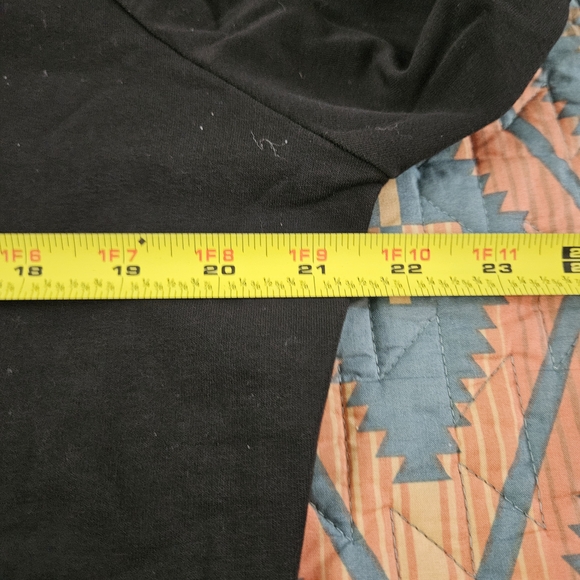 Floral Lined Black Hoodie for Women - Picture 5 of 6